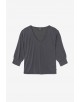 LE TEMPS DES CERISES TOP FEMME JESSIE anthracite