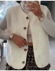 COLLECTION ITALIENNE VESTE FEMME EN MOMOUTE blanc